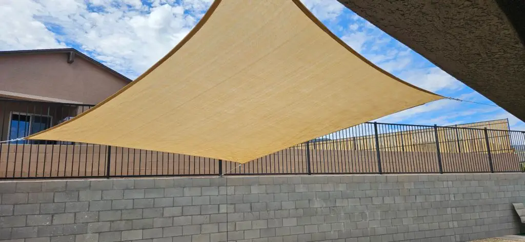 Sail Shade Installation in Cottonwood — cottonwood az