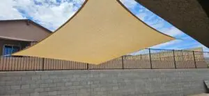 Sail Shade Installation in Cottonwood — cottonwood az